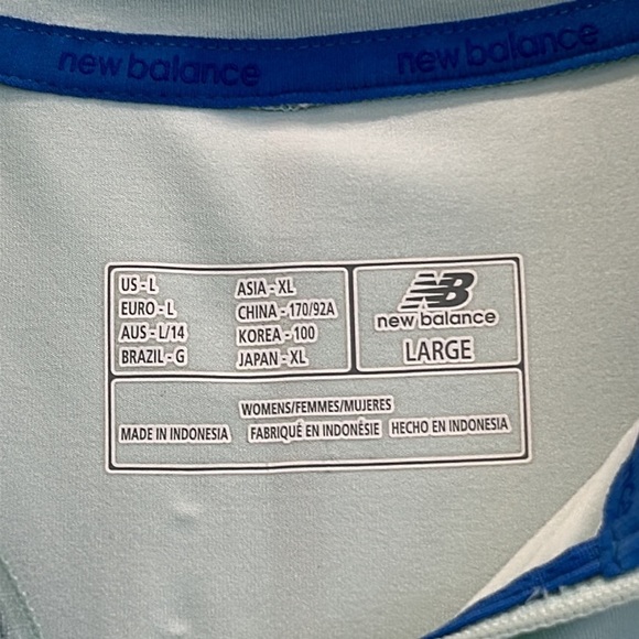 New Balance NB DRY Pullover Athletic Wear with Zipper and Back Pockets sz.L - Picture 6 of 11